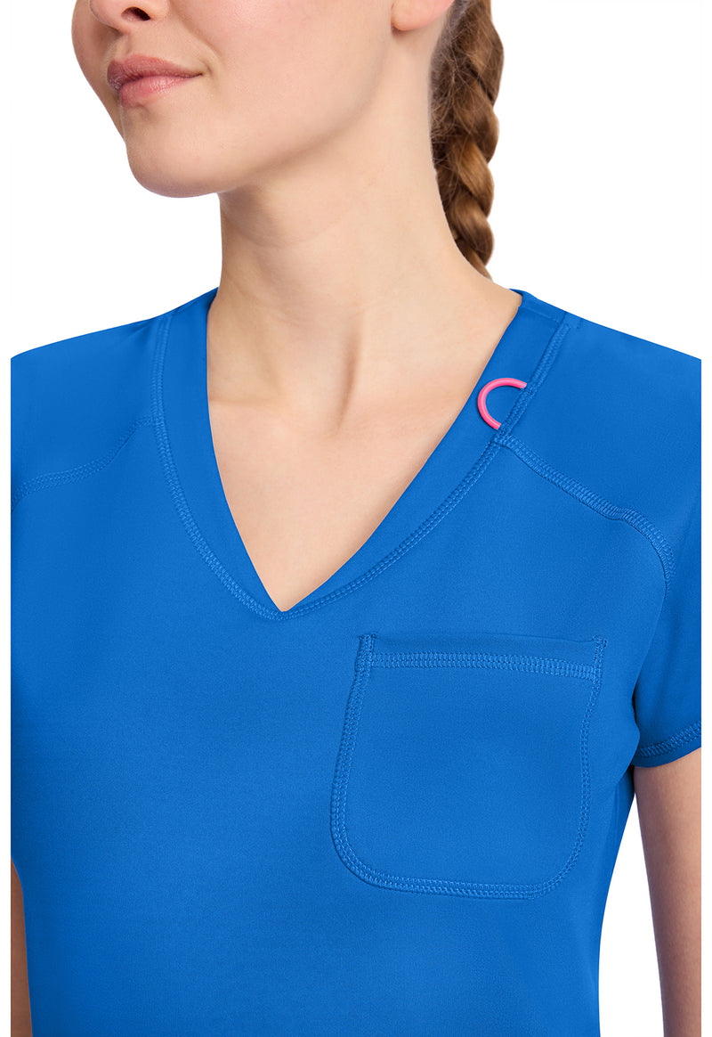 Royal - Women's Raglan V-Neck Scrub Top (View 2)