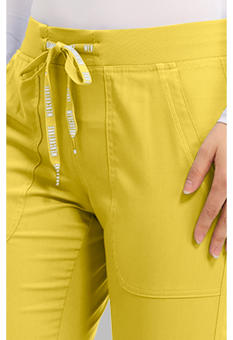 Midsummer Gold - Women's Jogger Yoga Scrub Pants – Petite (View 4)