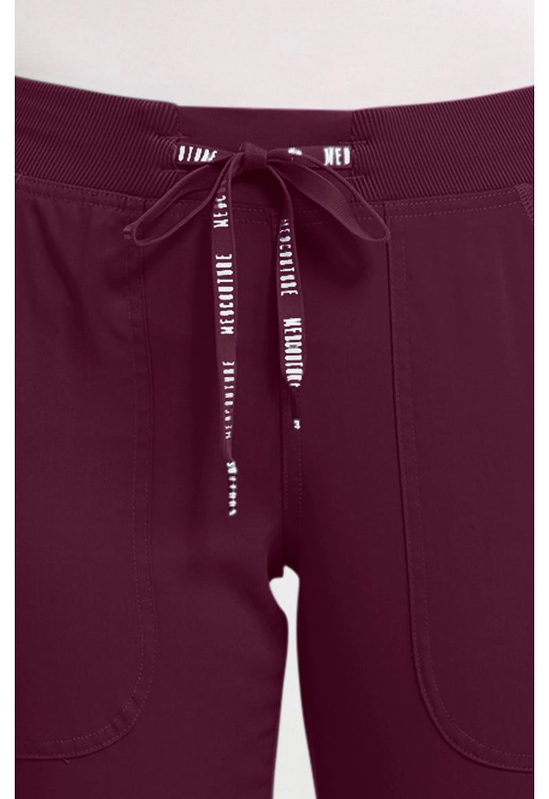 Wine - Women's Jogger Yoga Scrub Pants – Tall (View 4)