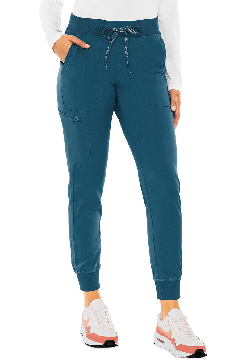 Caribbean - Med Couture Touch Women Scrub Pants - Front View