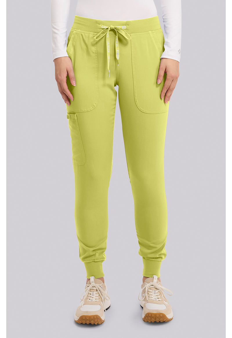 WASABI - Med Couture Touch Women Scrub Pants - Front View