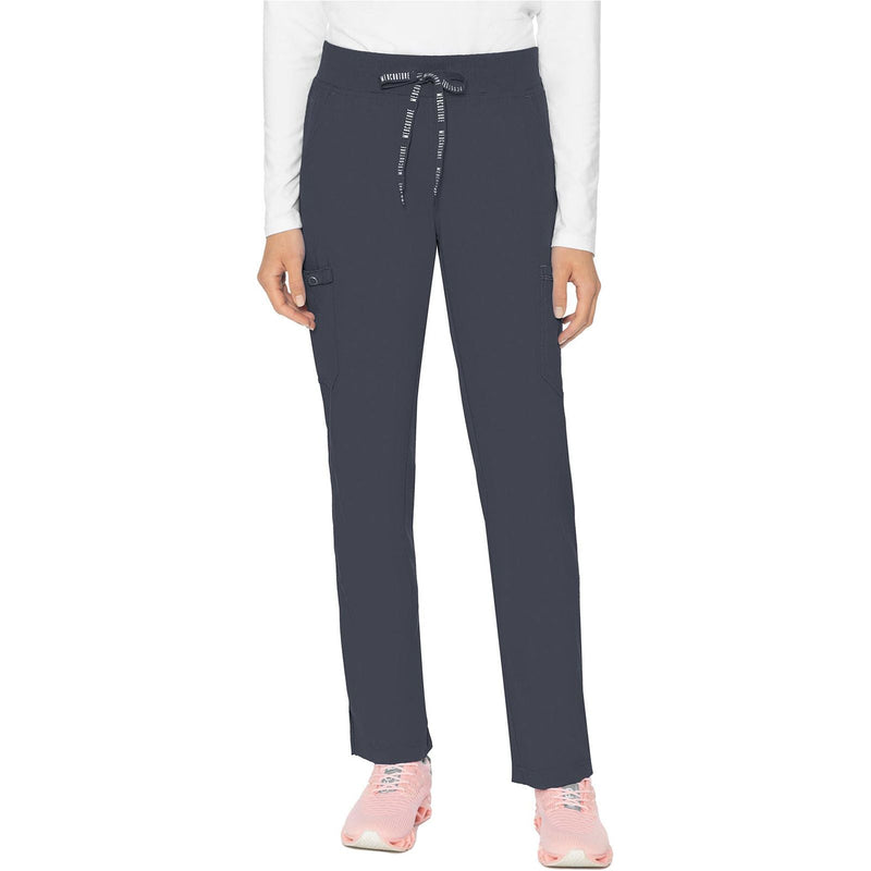 pewter - Jersey Waist Yoga Pant