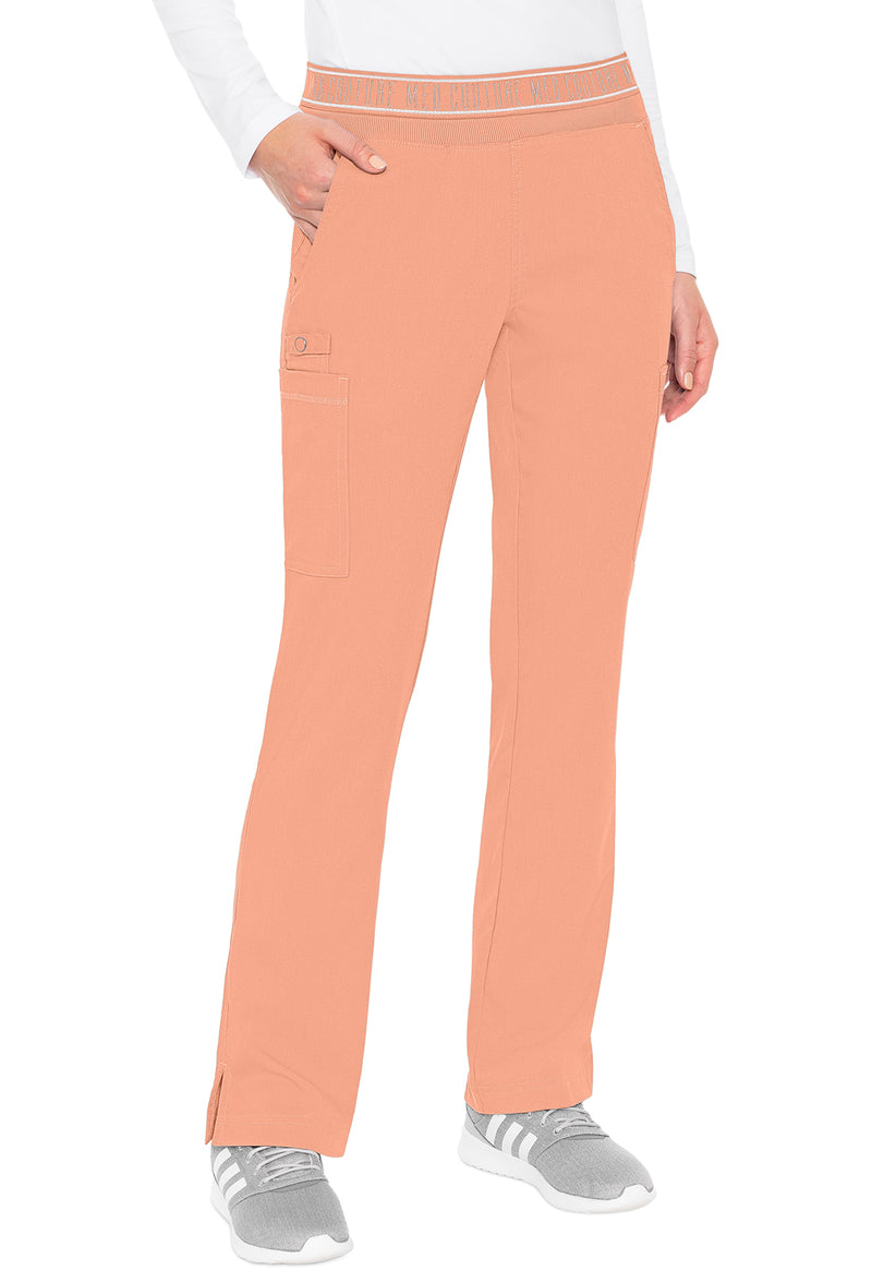Apricot Sorbet - Med Couture Touch Women Scrub Pants - Front View