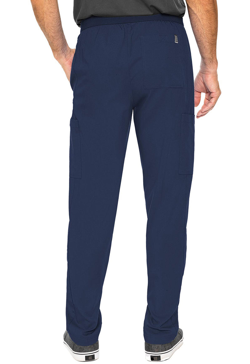 navy - Hutton Straight Leg Pant (Back)