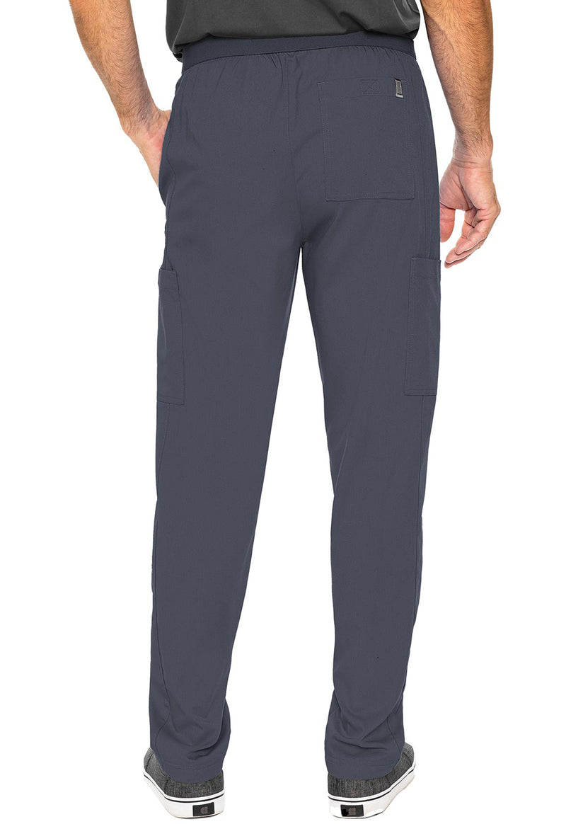 pewter - Hutton Straight Leg Pant (Back)