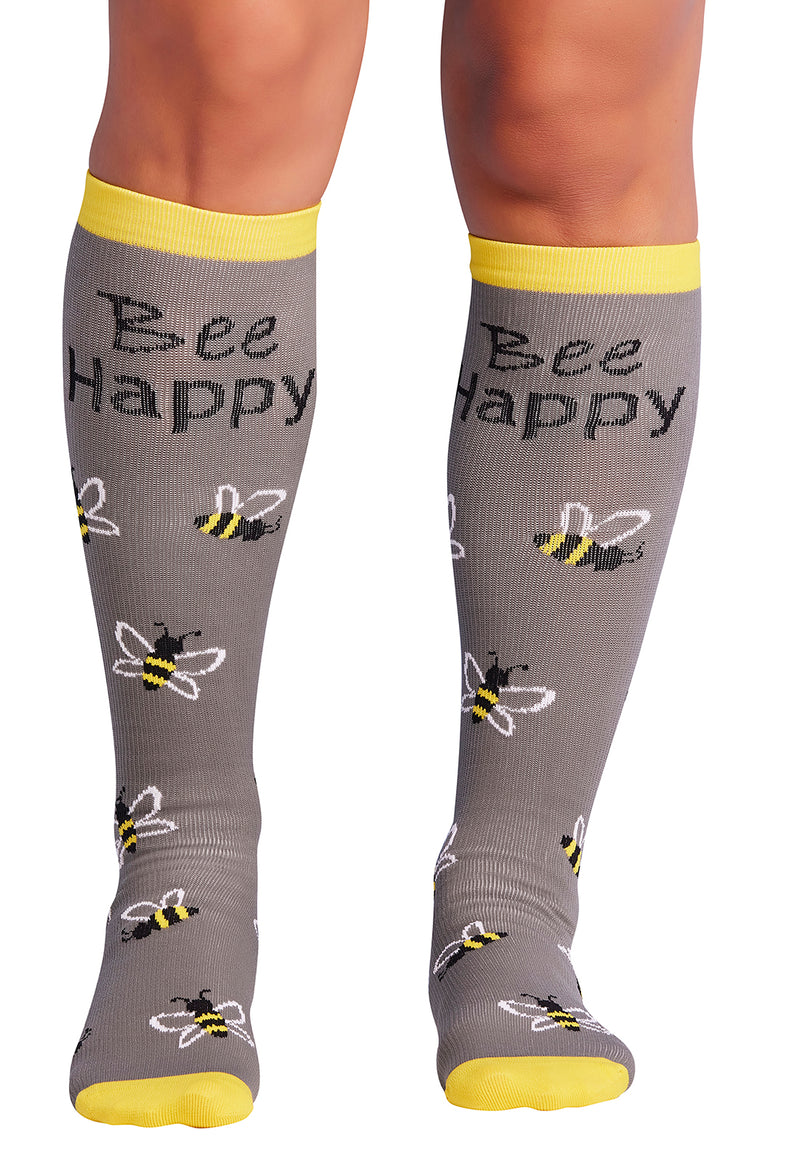 Bee Happy - Women's 10-15mmHg Compression Socks