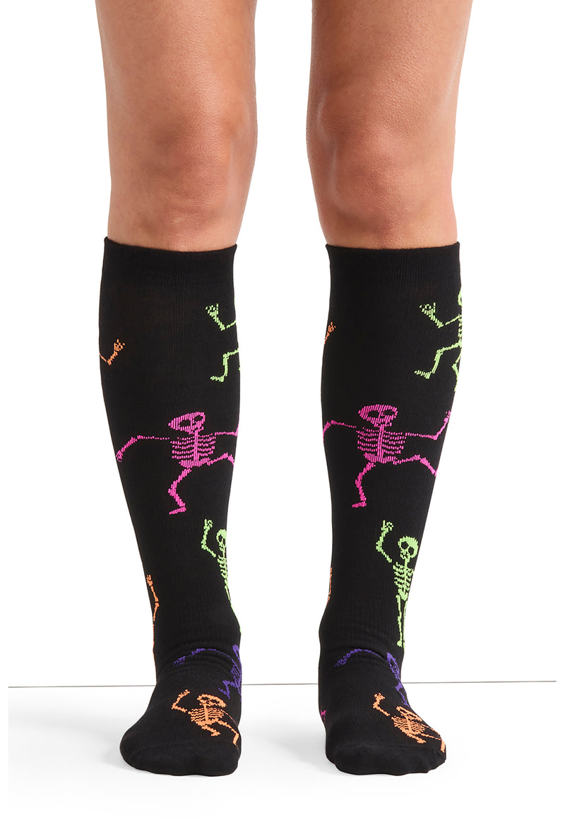 Dancing Skeletons - Women's 10-15mmHg Compression Socks