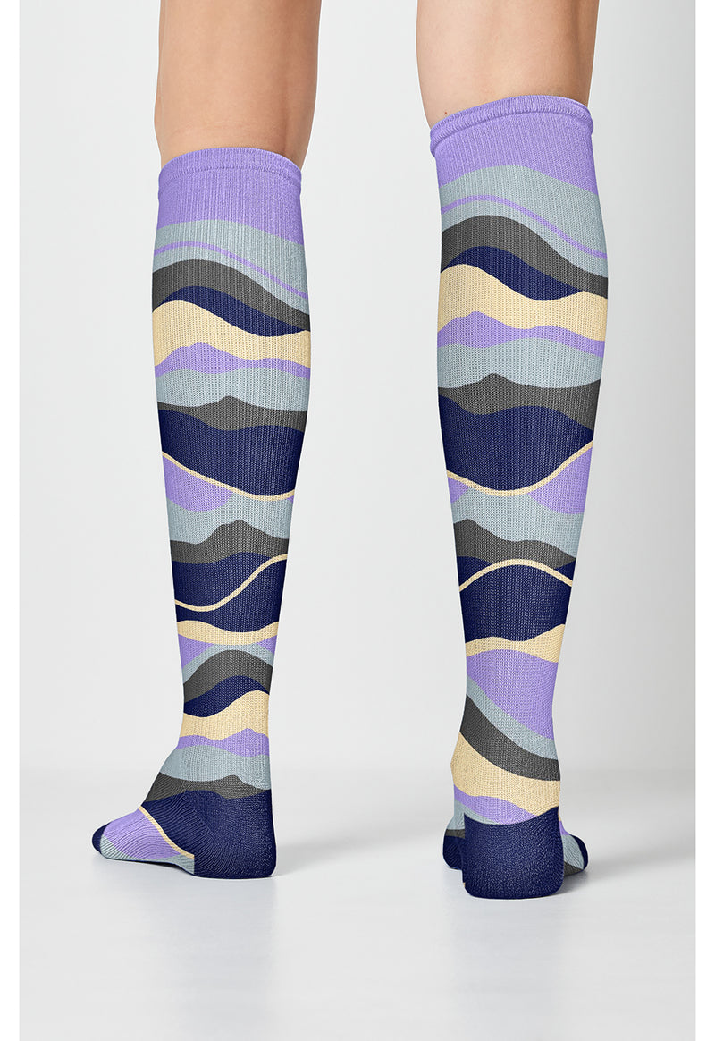 Landscaped - Women's 10-15mmHg Compression Socks (Back)