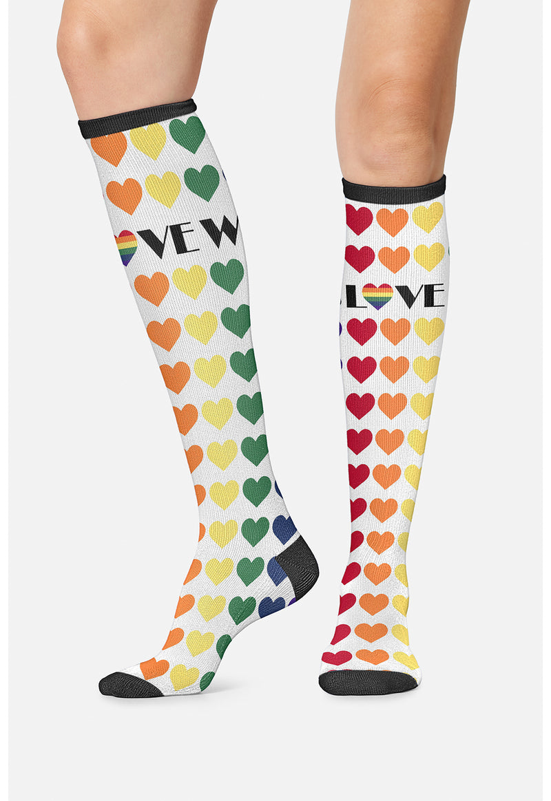 Love Wins - Women's 10-15mmHg Compression Socks
