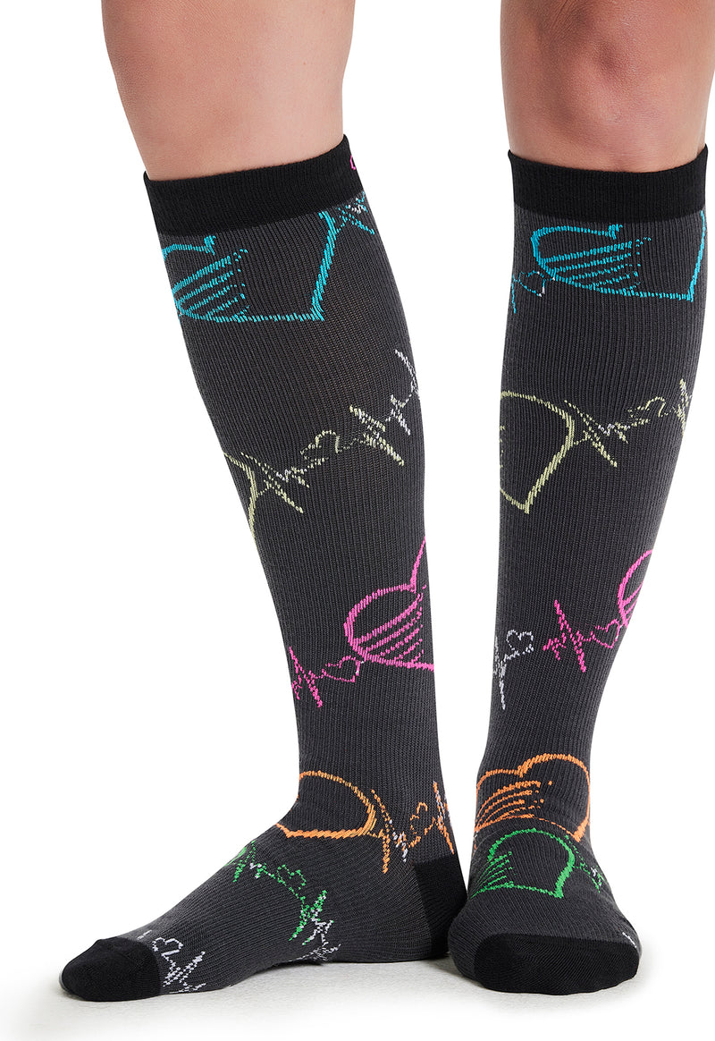 Pop Beats - Women's 10-15mmHg Compression Socks