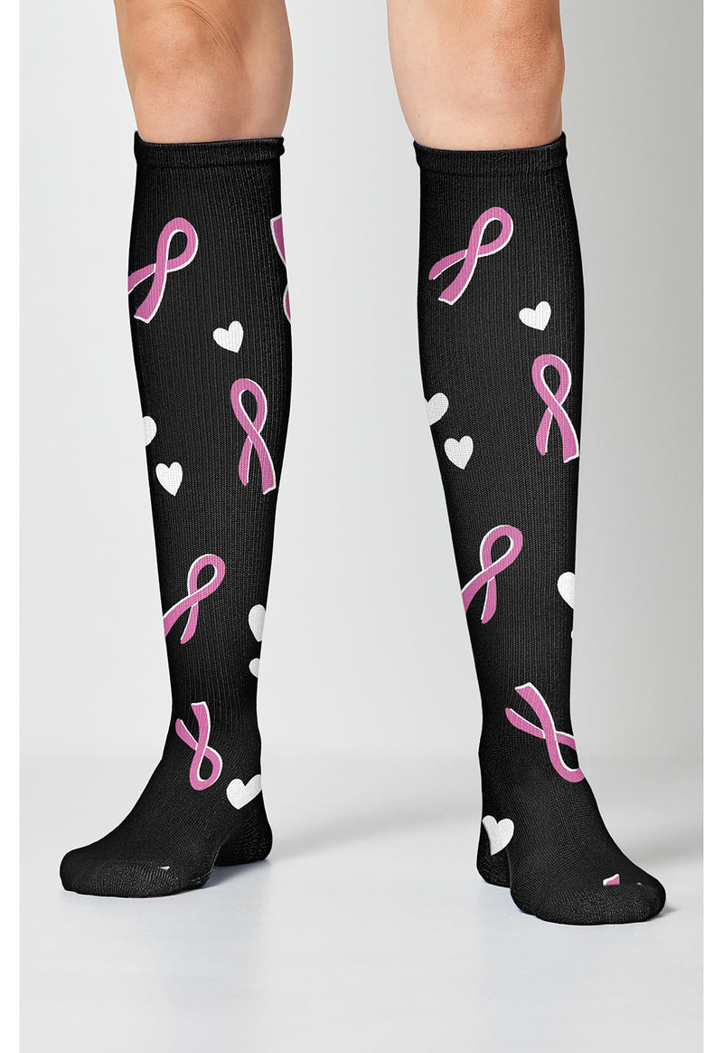 Ribbons n Hearts - Women's 10-15mmHg Compression Socks