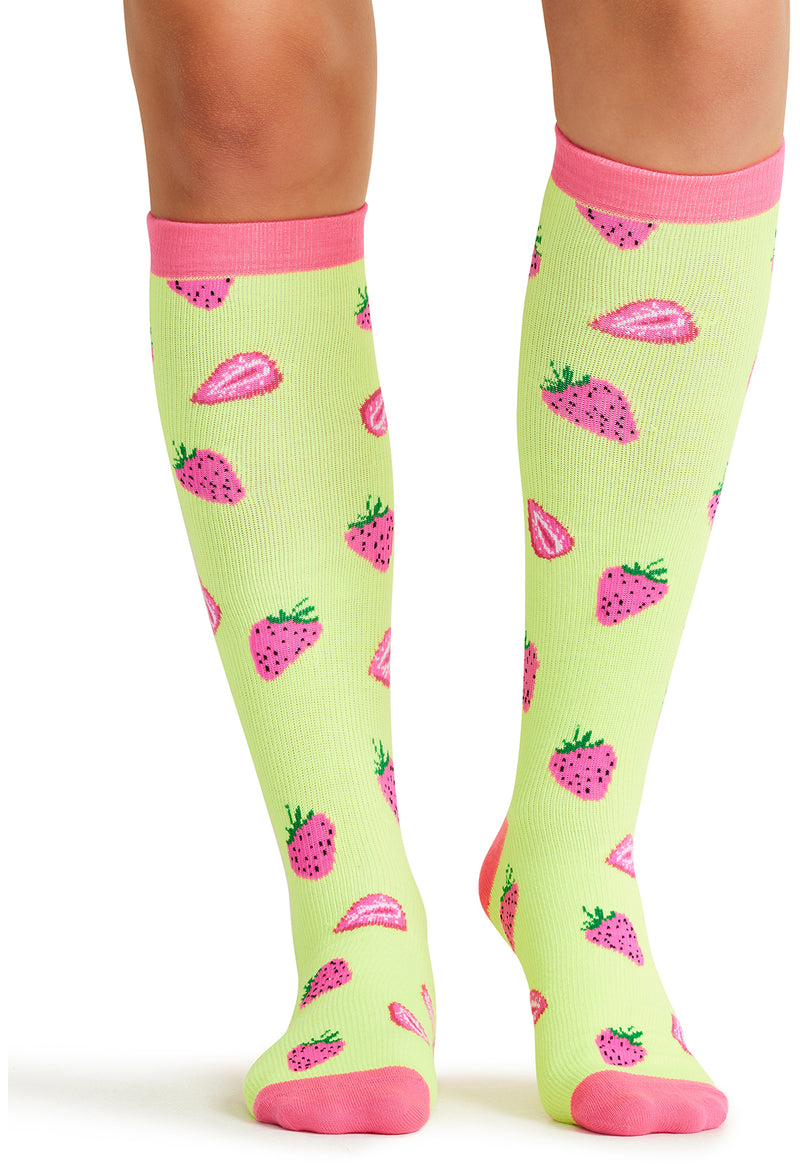 Strawberry Patch - Women's 10-15mmHg Compression Socks