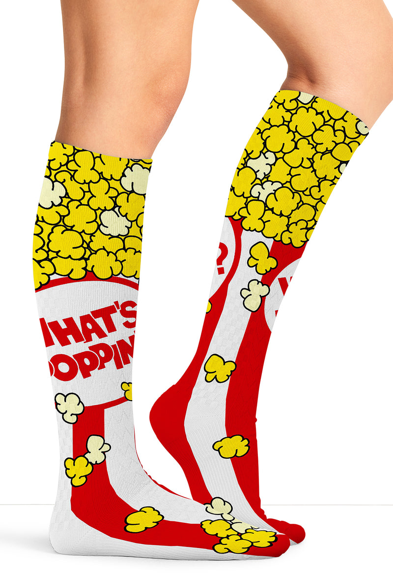 What's Poppin - Women's 10-15mmHg Compression Socks
