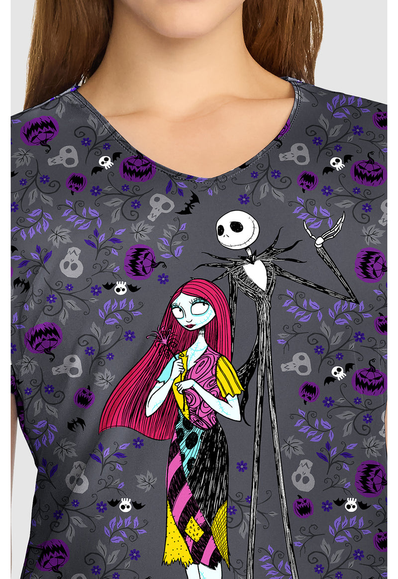 Full Of Spirit - V-Neck Print Top (View 4)