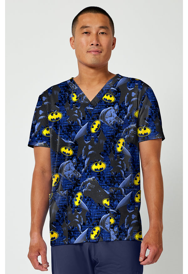 Men's Print V-Neck Top