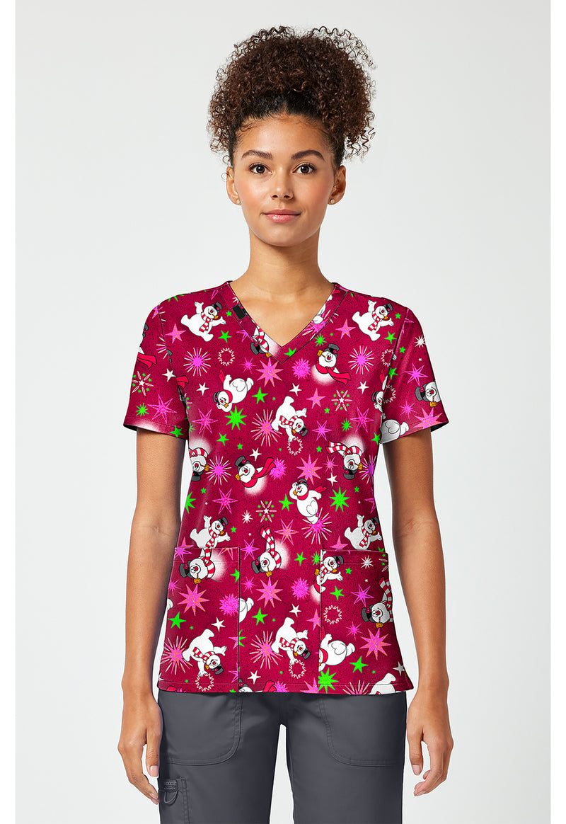 Must Be Magic - Print V-Neck Top – Character Prints