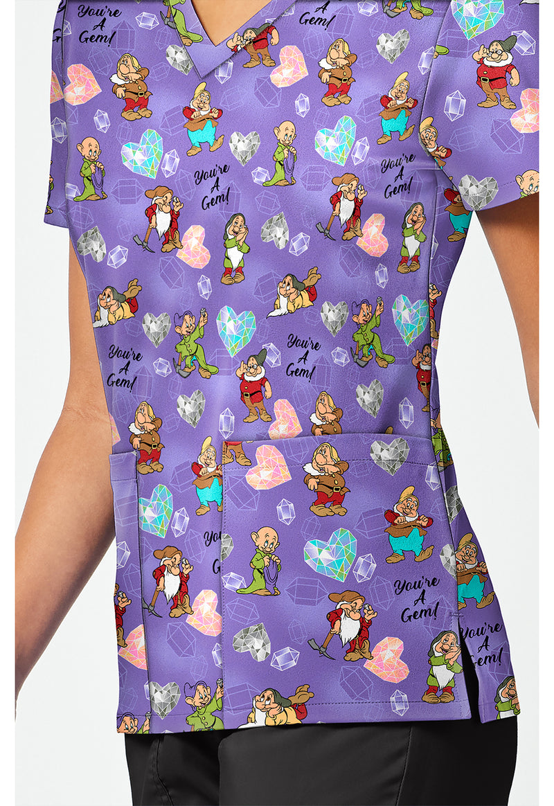 My Little Gem - Print V-Neck Top – Disney (View 3)