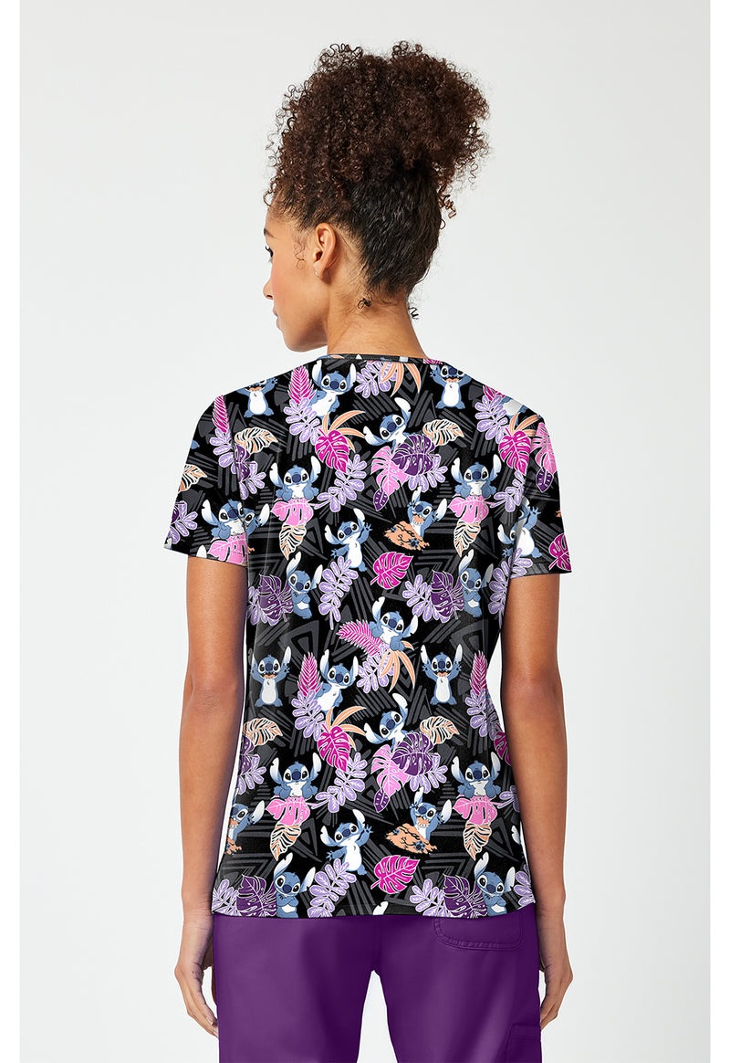 Stitch Tribe - Print V-Neck Top – Disney (Back)