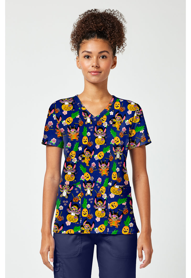 Spooky Island - Print V-Neck Top – Disney
