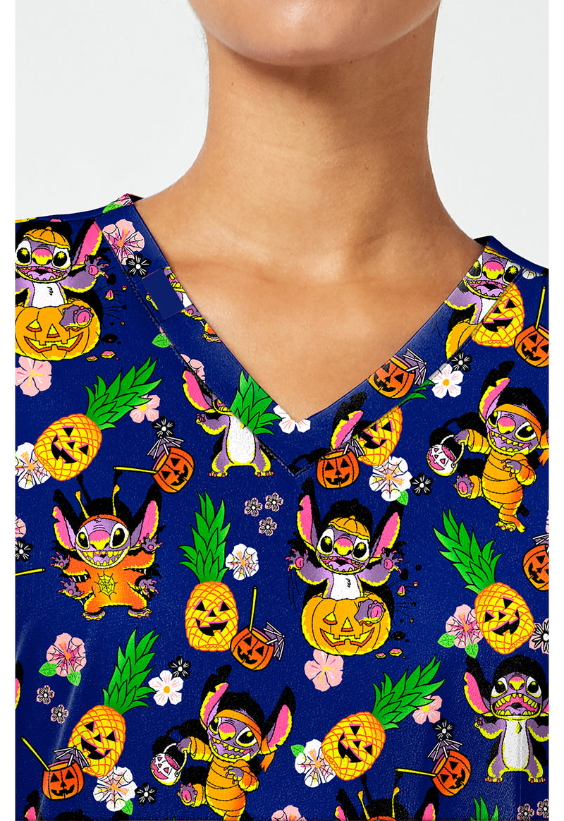 Spooky Island - Print V-Neck Top – Disney (View 2)