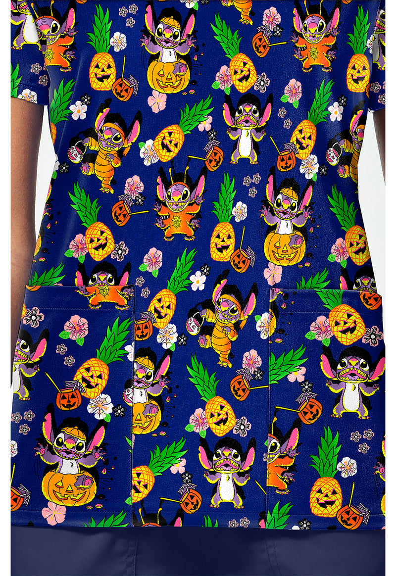 Spooky Island - Print V-Neck Top – Disney (View 4)