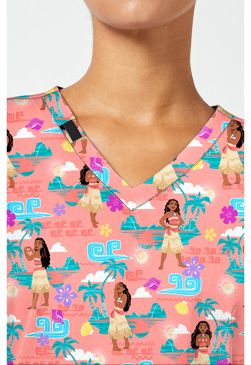 The Sea Is Calling - Print V-Neck Top – Disney (View 2)