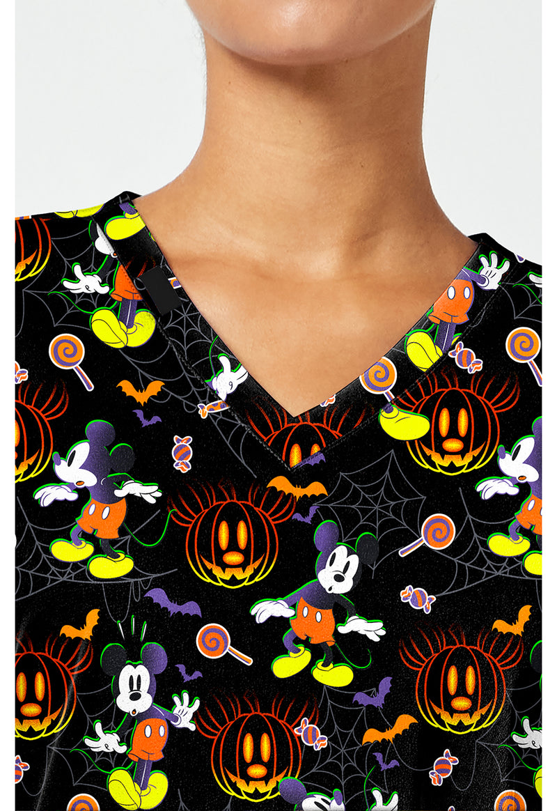 Spooky Webs - Print V-Neck Top – Disney (View 2)