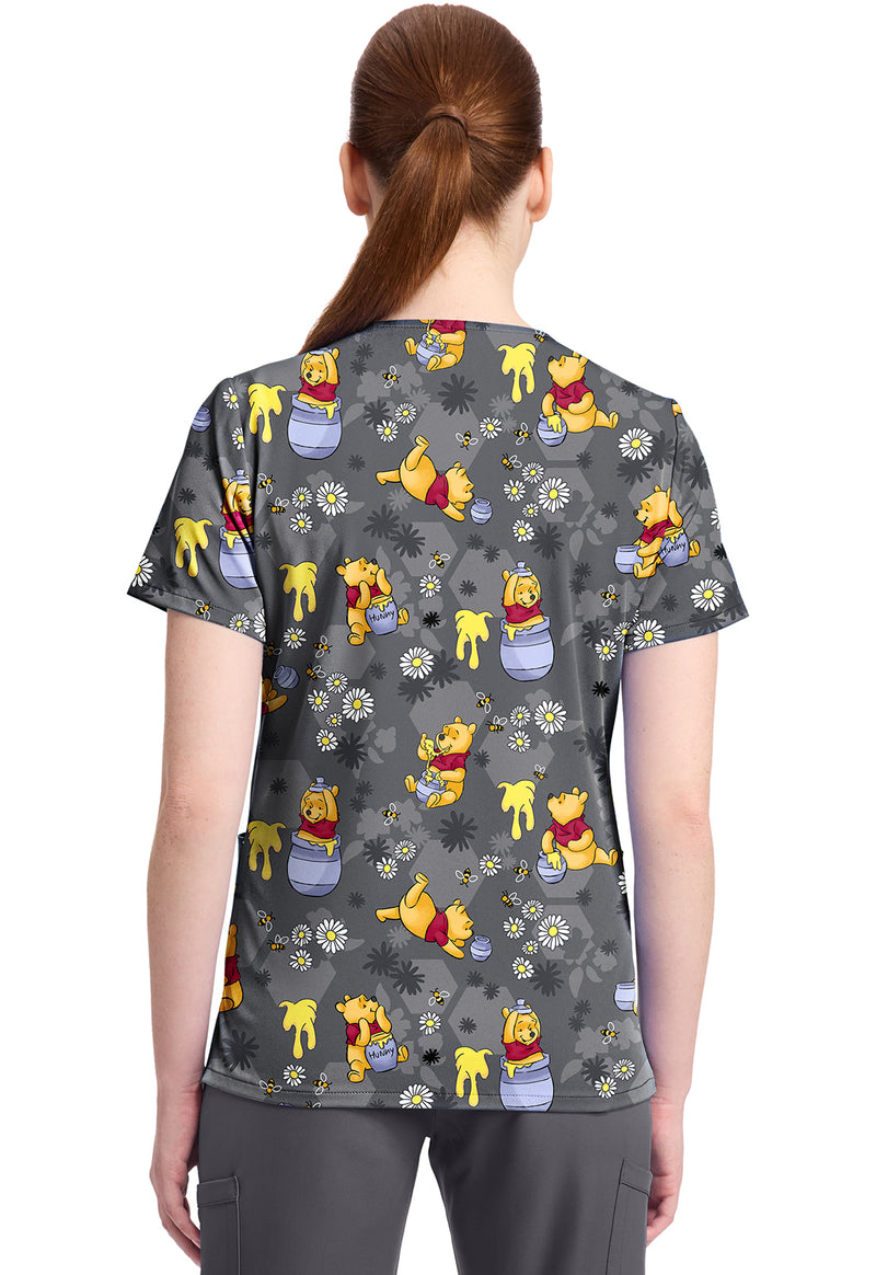 Honey Business - Print V-Neck Top – Disney (Back)