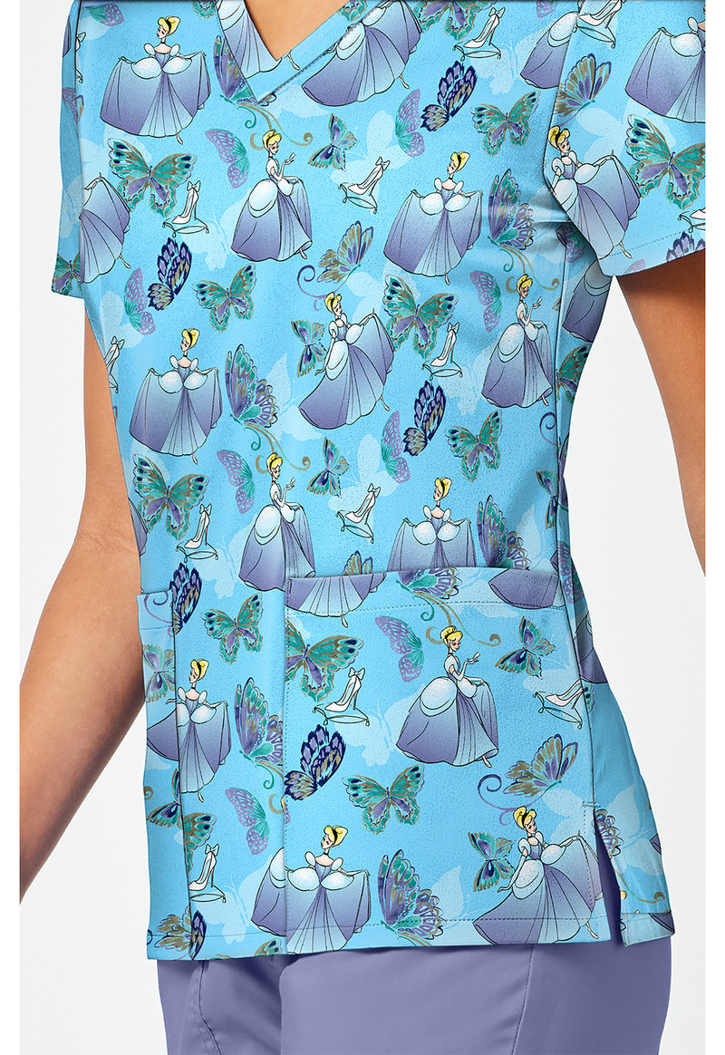 Cinderella Flight - Print V-Neck Top – Disney (View 3)