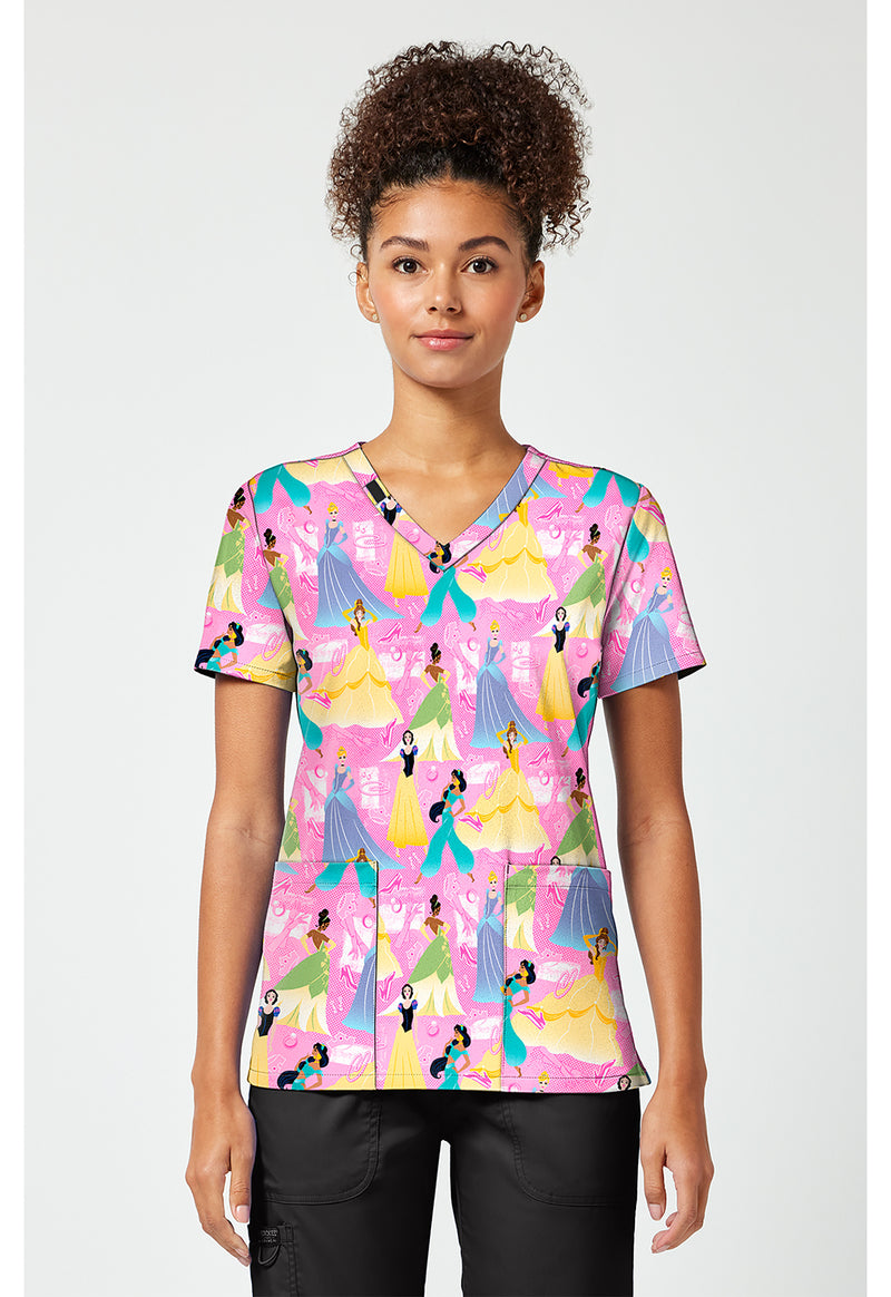 Fashion Princess - Print V-Neck Top – Disney