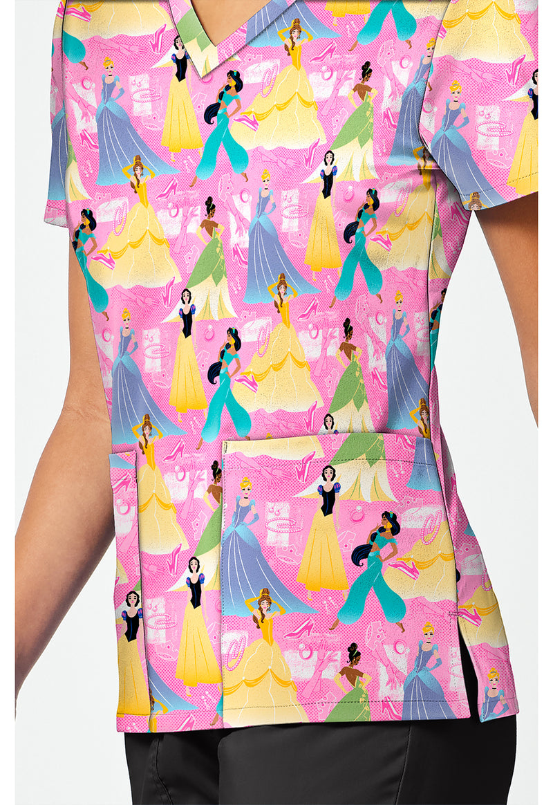 Fashion Princess - Print V-Neck Top – Disney (View 3)