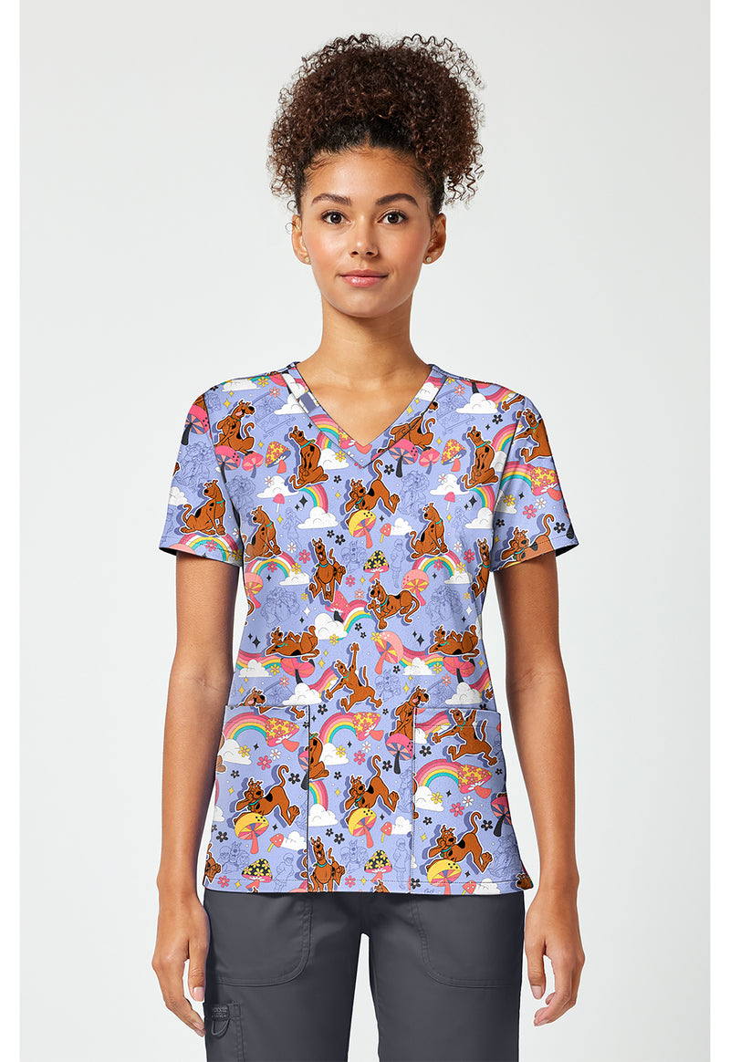 I Found A Clue - Print V-Neck Top – Character Prints
