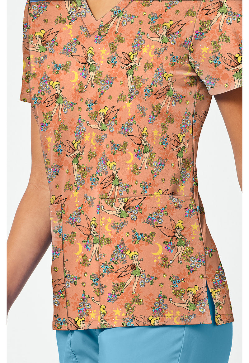 Pixie Petals - Print V-Neck Top – Disney (View 3)