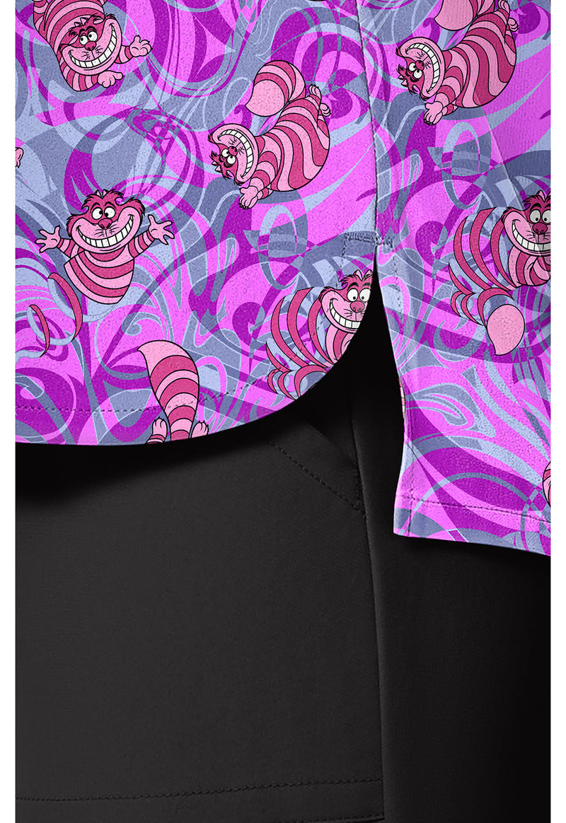 Here And Gone Again - Print V-Neck Top (View 4)