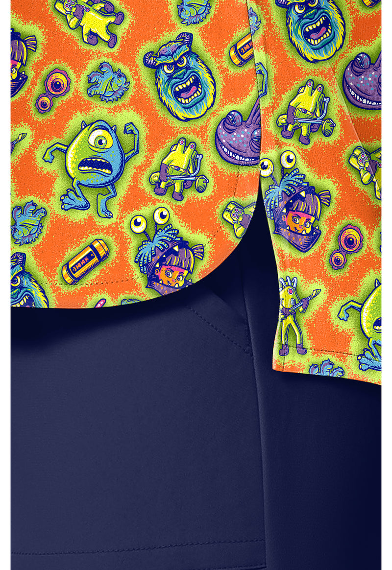 Code 2319 - Print V-Neck Top (View 4)