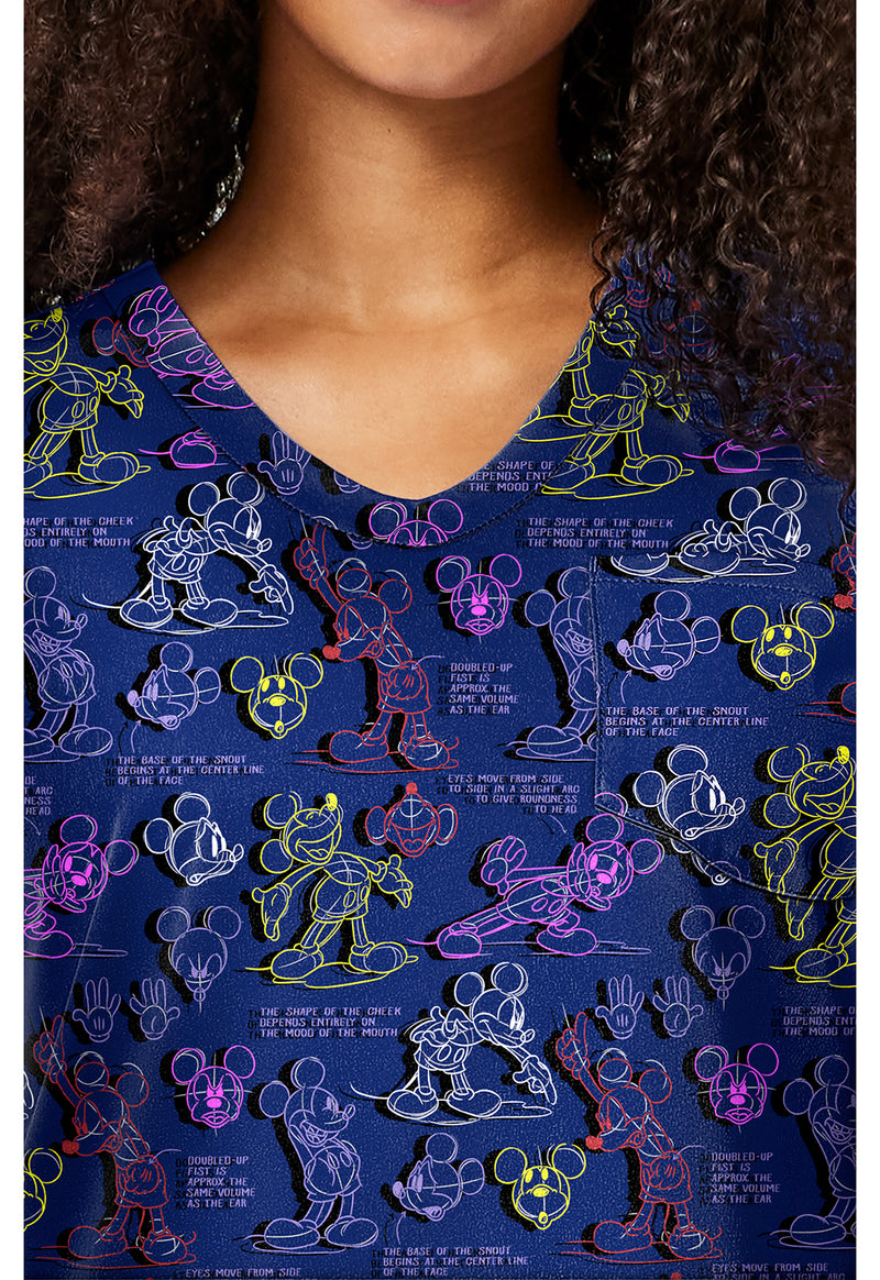 What A Character - Print V-Neck Top (View 2)