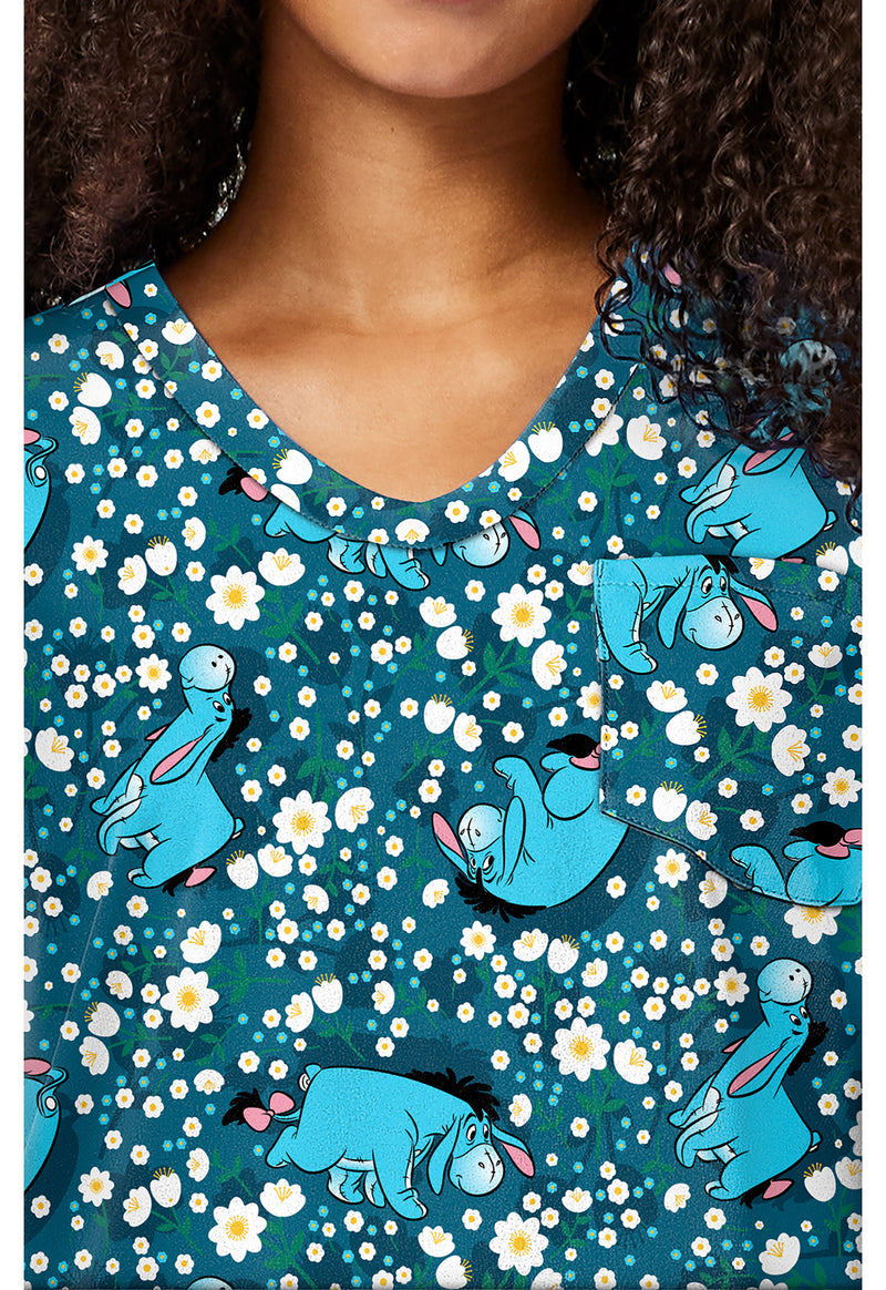 Eeyore Fields - Print V-Neck Top (View 2)