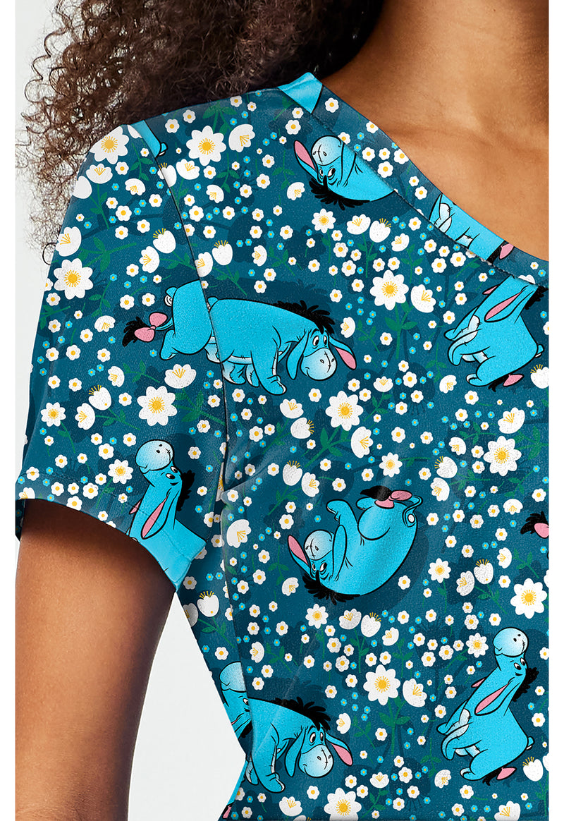 Eeyore Fields - Print V-Neck Top (View 3)