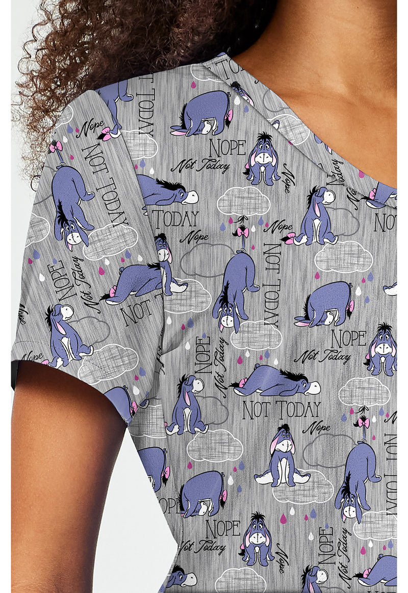 Eeyore Attitude - Print V-Neck Top (View 3)