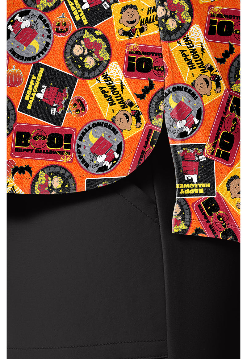 Pumpkin Patches - Print V-Neck Top (View 4)