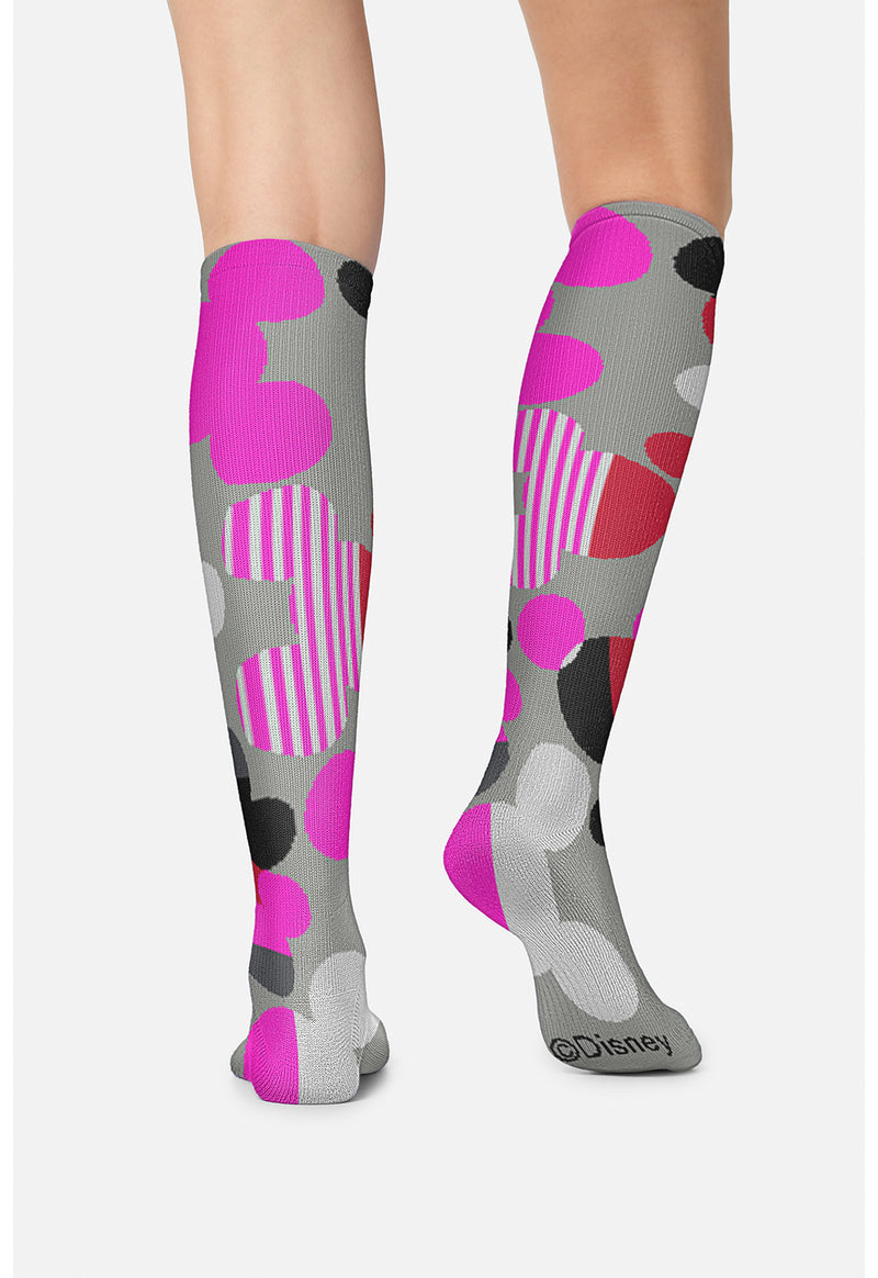 Head's Up - Women's 10-15mmHg Compression Socks (Back)