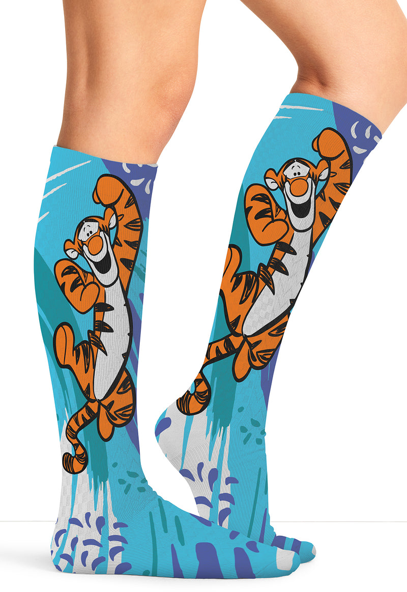 Tigger Splash - Women's 10-15mmHg Compression Socks