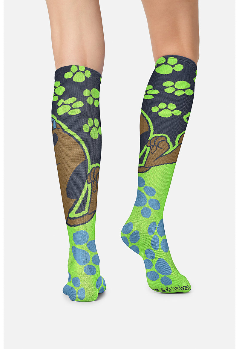 Scooby Doo - Women's 10-15mmHg Compression Socks (Back)