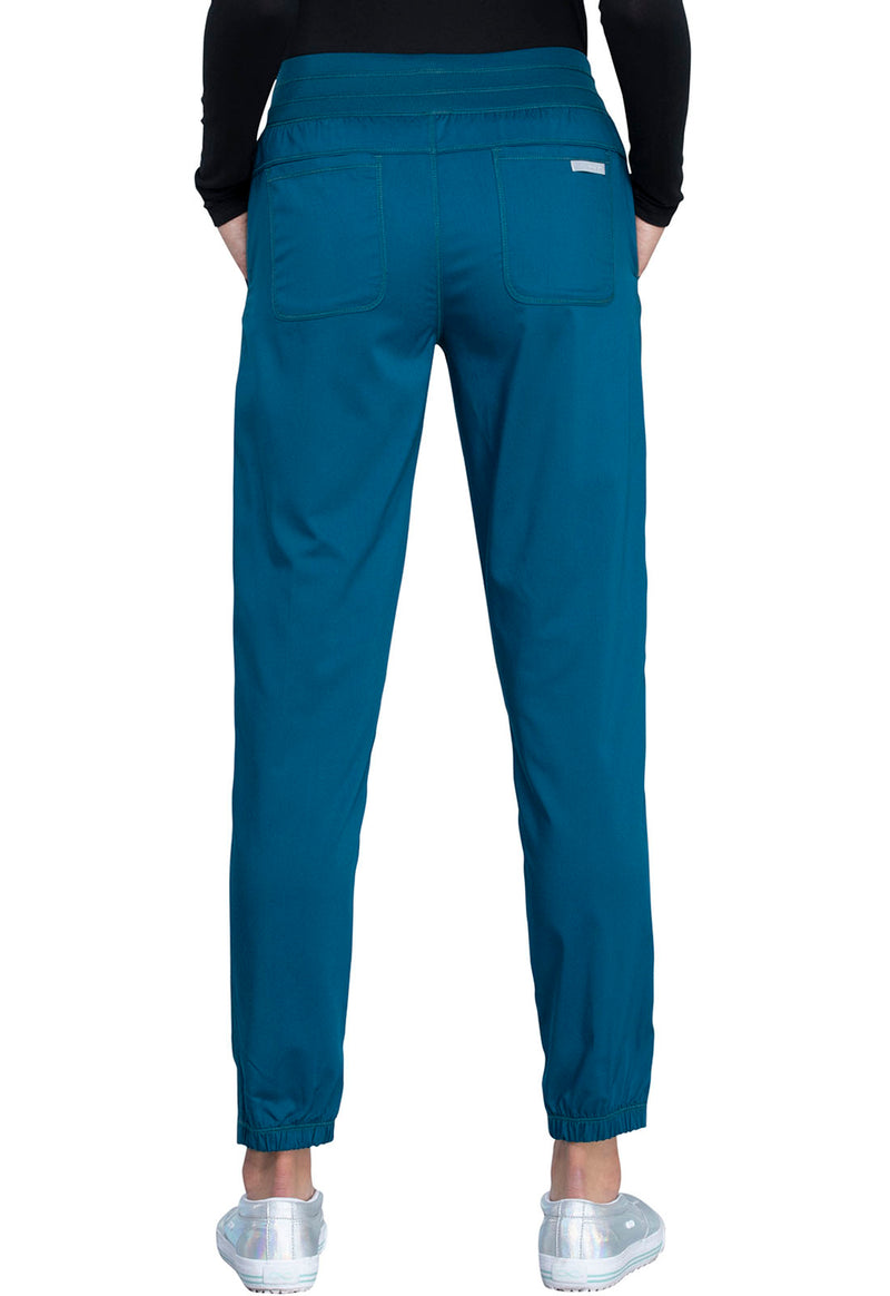 Caribbean Blue - Women's Natural Rise Jogger – Tall (Back)