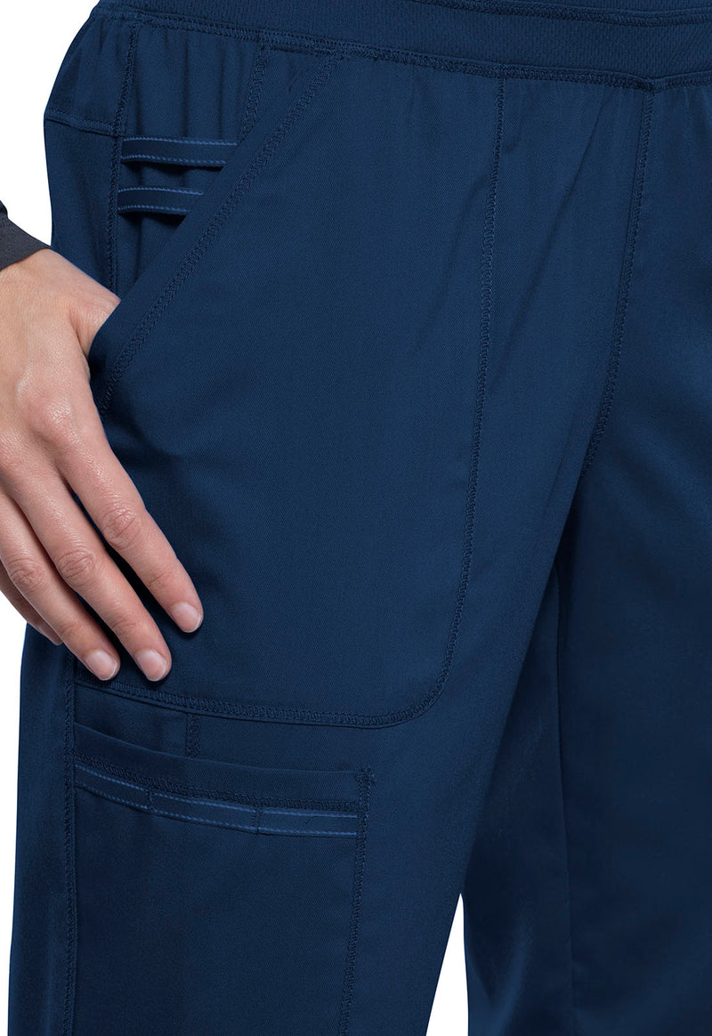 Navy - Cherokee Cherokee WW Revolution Women's Scrub Pants - Detail 1 View