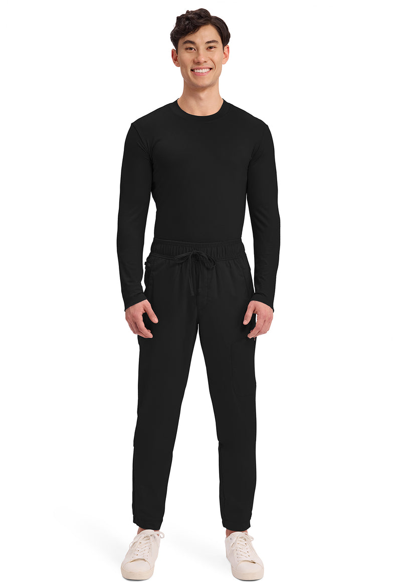 Black - Cherokee Cherokee WW Revolution Men's Scrub Pants - Detail 1 View
