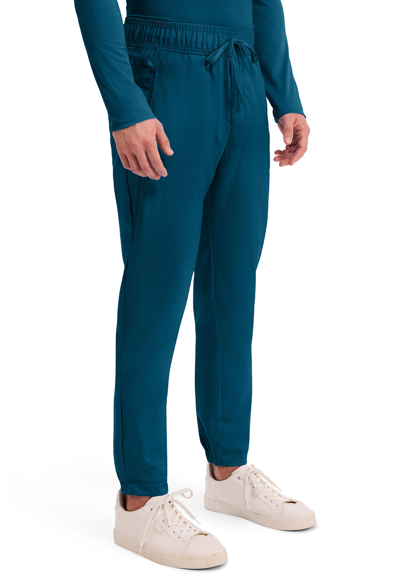 Caribbean Blue - Cherokee Cherokee WW Revolution Men's Scrub Pants - Right Side View