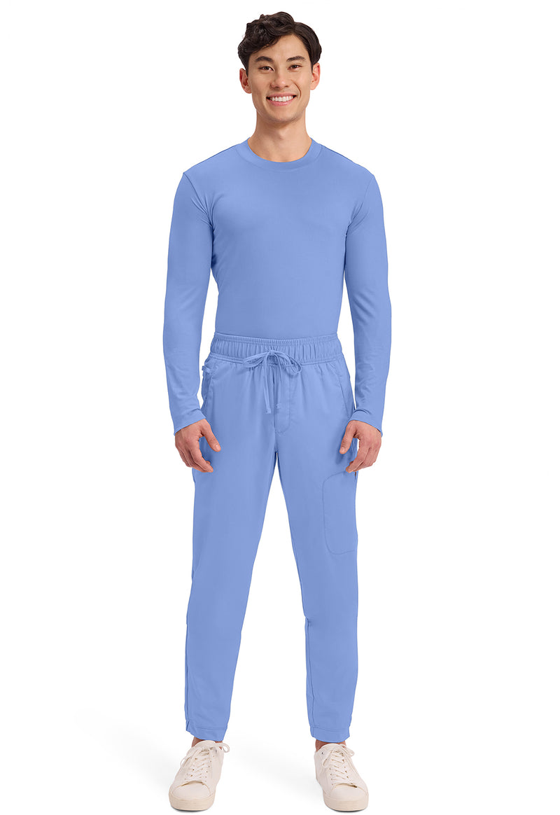 Ciel Blue - Cherokee Cherokee WW Revolution Men's Scrub Pants - Detail 1 View