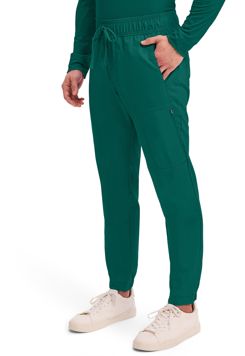 Hunter Green - Cherokee Cherokee WW Revolution Men's Scrub Pants - Left Side View
