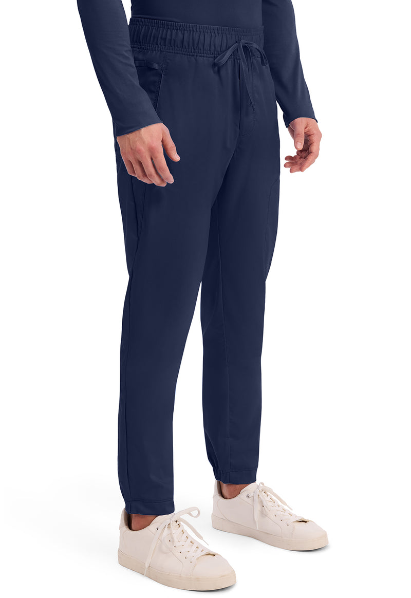 Navy - Cherokee Cherokee WW Revolution Men's Scrub Pants - Right Side View